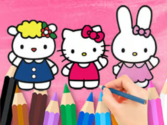 Permainan Coloring Book: Hello Kitty With Friends