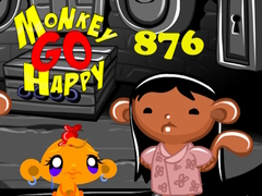 Permainan Monkey GO Happy Stage 876