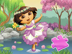 Permainan Jigsaw Puzzle: Dora Lake Dance