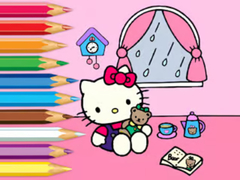 Permainan Coloring Book: Hello Kitty Rainy Day