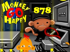 Permainan Monkey GO Happy Stage 878