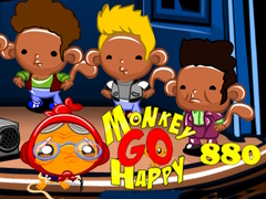 Permainan Monkey Go Happy Stage 880 New Monkeys On Block Theme