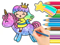 Permainan Coloring Book: Unicorn Princess