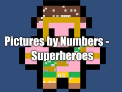 Permainan Pictures by Numbers - Superheroes