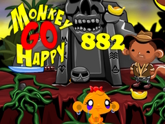 Permainan Monkey Go Happy Stage 882