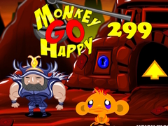 Permainan Monkey Go Happy Stage 299