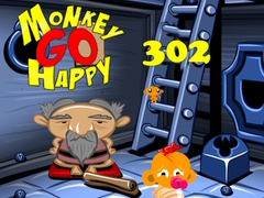 Permainan Monkey Go Happy Stage 302