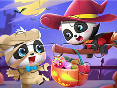 Permainan Jigsaw Puzzle: Baby Panda Halloween