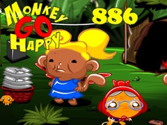 Permainan Monkey Go Happy Stage 886