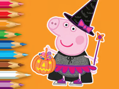 Permainan Coloring Book: Peppa Pig Halloween