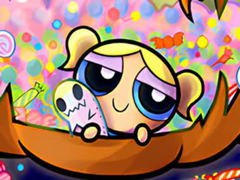 Permainan Jigsaw Puzzle: Powerpuff Girl Halloween