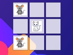 Permainan Tic-tac-toe Mouse Vs Cat