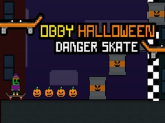 Permainan Obby Halloween Danger Skate