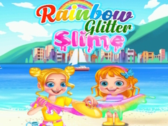 Permainan Rainbow Glitter Slime