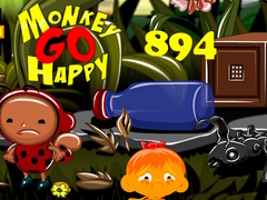 Permainan Monkey Go Happy Stage 894