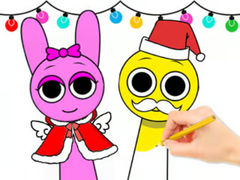 Permainan Coloring Book: Sprunki Christmas