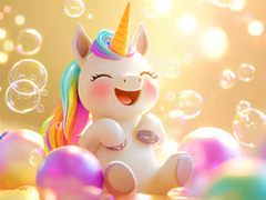 Permainan Jigsaw Puzzle: Unicorn Bubble Fun