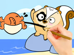 Permainan Coloring Book: Fishing Surprise