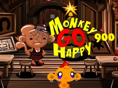 Permainan Monkey Go Happy Stage 900