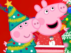 Permainan Jigsaw Puzzle: Peppa Pig Christmas Preparation