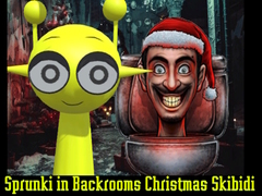 Permainan Sprunki in Backrooms Christmas Skibidi 