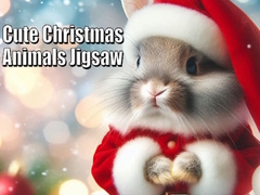 Permainan Cute Christmas Animals Jigsaw