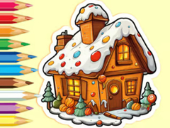 Permainan Coloring Book: Christmas Candy House