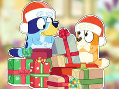 Permainan Jigsaw Puzzle: Bluey Christmas Unboxing