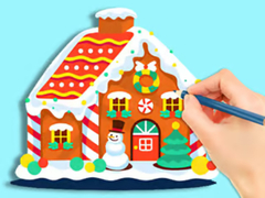 Permainan Coloring Book: Gingerbread Hut