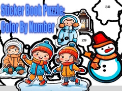 Permainan Sticker Book Puzzle: Color By Number