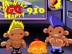 Permainan Monkey Go Happy Stage 910