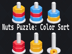 Permainan Nuts Puzzle: Color Sort