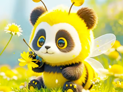 Permainan Jigsaw Puzzle: Panda Bee