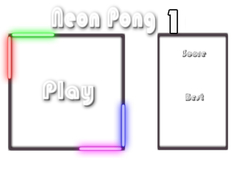 Permainan Neon Pong 1