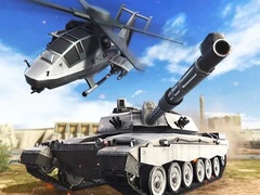 Permainan Strategy of war. Tanks and helicopters