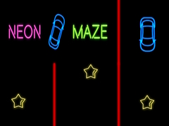 Permainan Neon Car Maze