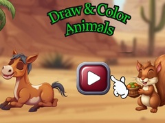 Permainan Draw & Color Animals