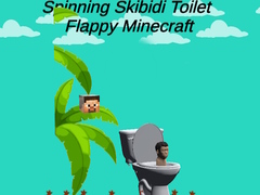 Permainan Spinning Skibidi Toilet Flappy Minecraft