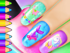 Permainan Coloring Book: Nail Art Salon