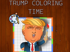 Permainan Trump Coloring Time