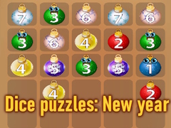 Permainan Dice puzzles: New year