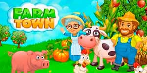 Farm Town: Happy village dekat kota kecil dan kota kecil 